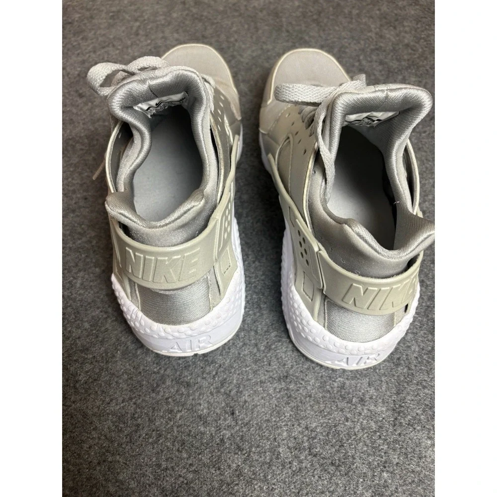 Nike Air Huarache Run PRM Metallic Silver Men's Size 10 704830-008
